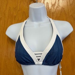 Seafolly triangle halter top bikini Size 6
